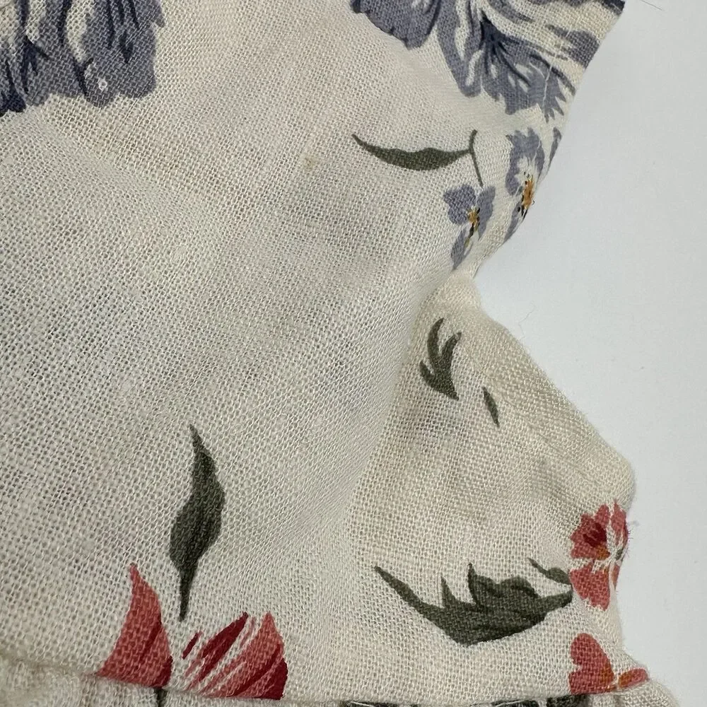 Cozy Toes Filene's Basement Floral Sleeveless Top Baby 6M Cotton Vintage Cottage
